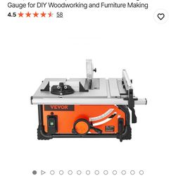 VEVOR Table Saw for Jobsite
