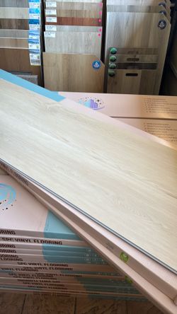 Heavy Duty 8 mm Luxury Vinyl Plank ! On hand . Ready for immediate pick up! No ordering process
