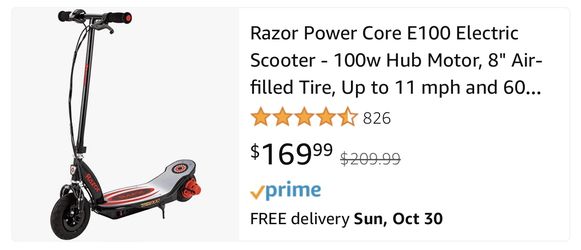Razor Electric Scooter E100