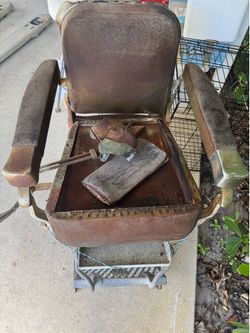 Barber seat antique