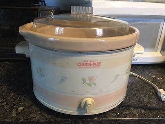 Crock pot simple light and easy to use round