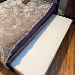 Full size bed Frame And Mattress 