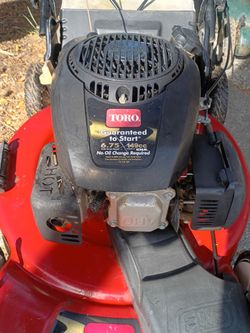 Toro self propelled lawn mower