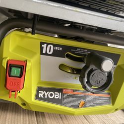 RYOBI 15 Amp 10 in. Compact Portable Corded Jobsite Table Saw 