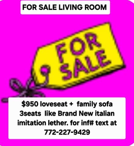 For Sale Set Of Living Room Family Sofa