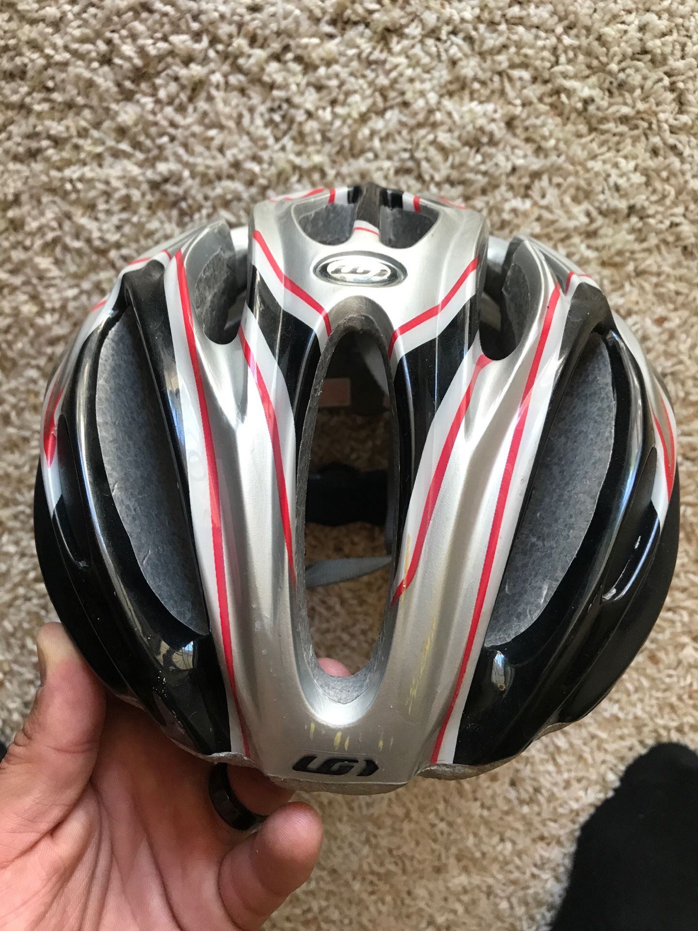 Cycling triathlon road bike helmet Garneau Medium