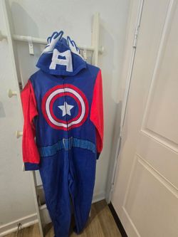 Captain America costume jumpsuit