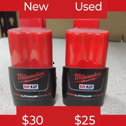 Milwaukee M12 Battery 2.0