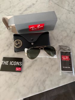 Ray-Ban Aviator Classic Sunglasses RB3025 Made in Italy NEW