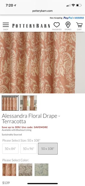 Pottery Barn Drapes For Sale In Plainfield Il Offerup