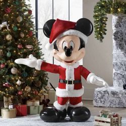DISNEY 4 FT Animated Holiday 🎄Santa Mickey Mouse  NEW 2023  SOLD OUT!! Brand new in box $400