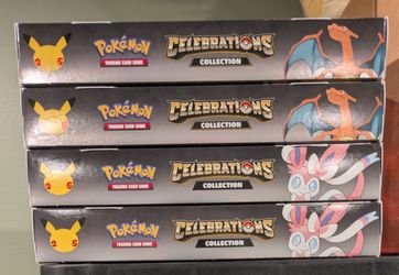 Pokemon Celebrations Charizard and Sylveon Collections