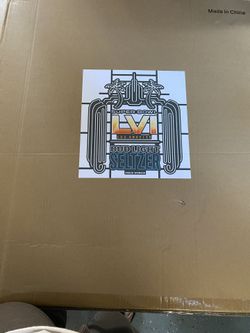 Super Bowl 56 Sign Bud Sezlter Los Angeles Rams