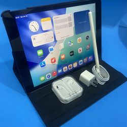 Apple IPad 9th Generation (10.2” Retina /Touch ID /IOS 64 GB) with Pen  & Accessories 