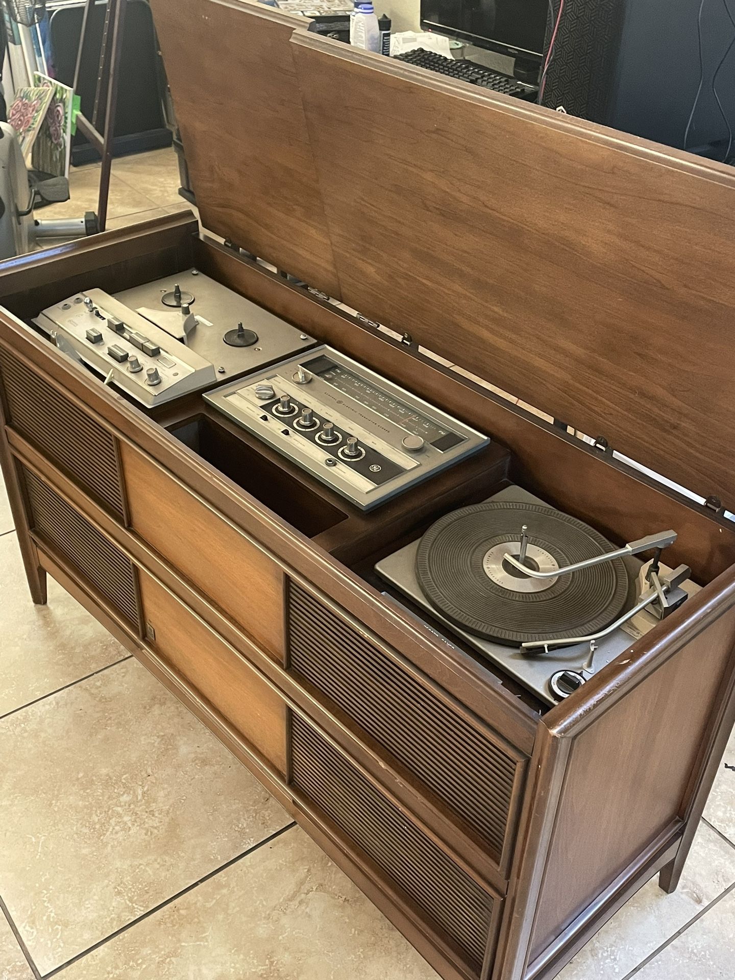 General Electric Stereo Console Phonograph