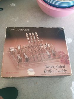 Silverplated Buffet Caddy $ 20