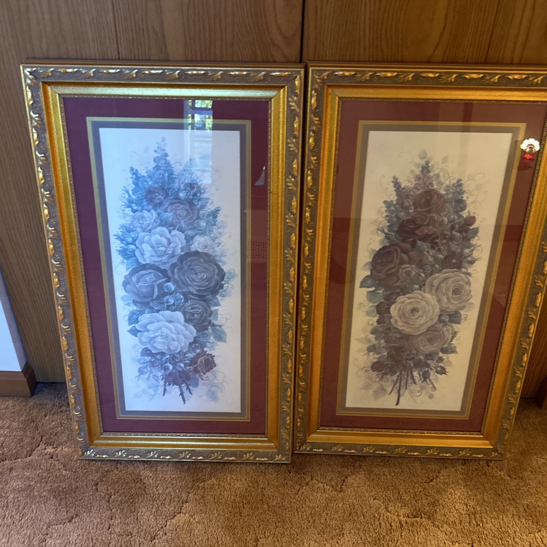 Two Wood Frame18”x32” Pictures