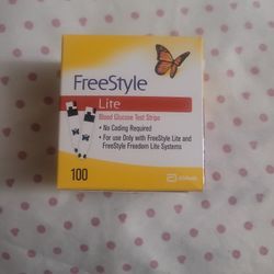 Freestyle Lite 100ct Glucose Testing Strips 