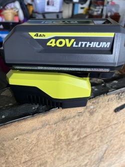 ryobi 40v battery and charger new