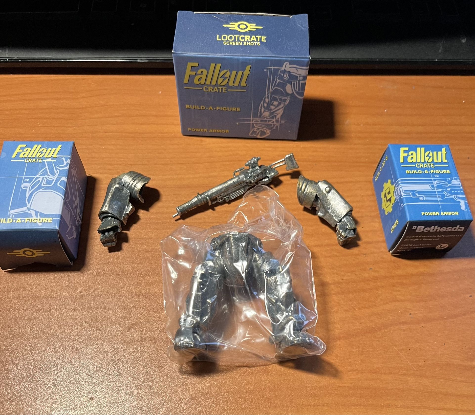Fallout Build A Figure Parts Loot Crate Power Armor And Dogmeat