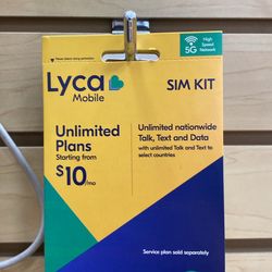 LYCA SIM CARDS
