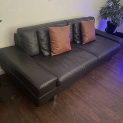 Leather Sofa 