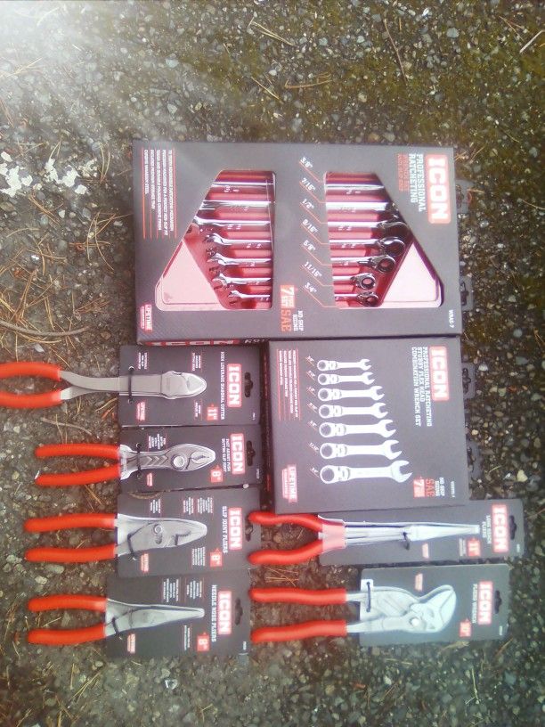 Ixom Ratcheting Wrenches And Plier Assortment 