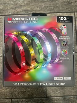Monster Smart RGB+IC Flow Light Strip 100ft