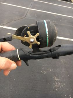 Johnson Chevron 35 Vintage Fishing Reel, Kwik Stix pole combo - still works  as it should - centerville or englewood for Sale in Dayton, OH - OfferUp