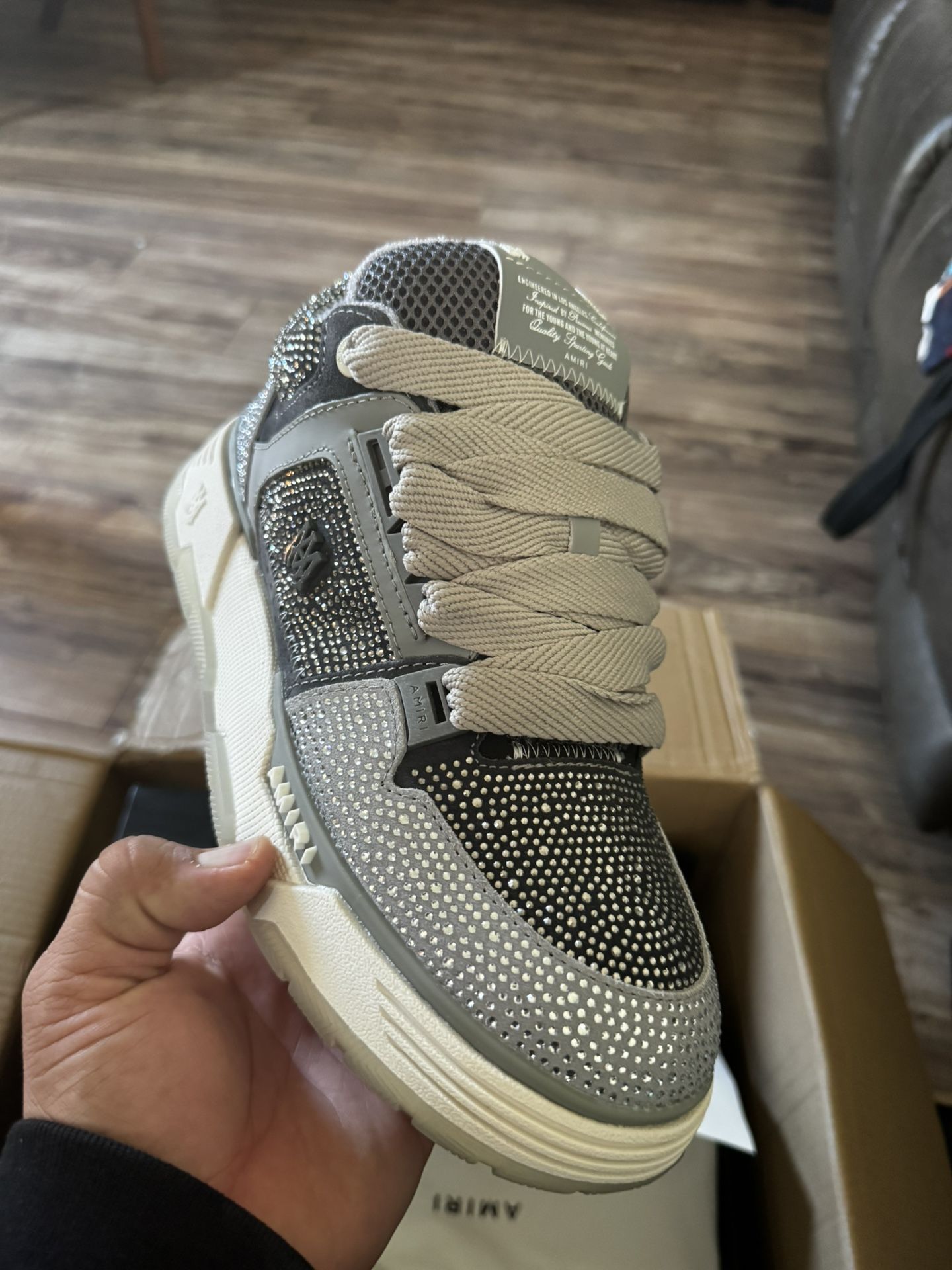 Gray And White MA1 Size 44