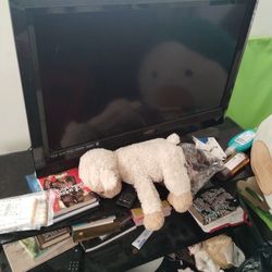 Smart TV, LG Soundbar & 2 Entertainment Centers