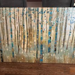 Modern Forest Canvas Print