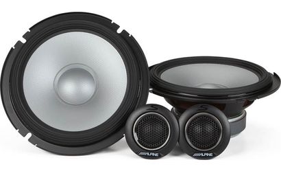 Alpine S2-S65C Next-Generation S-Series 6-1/2" component speaker system