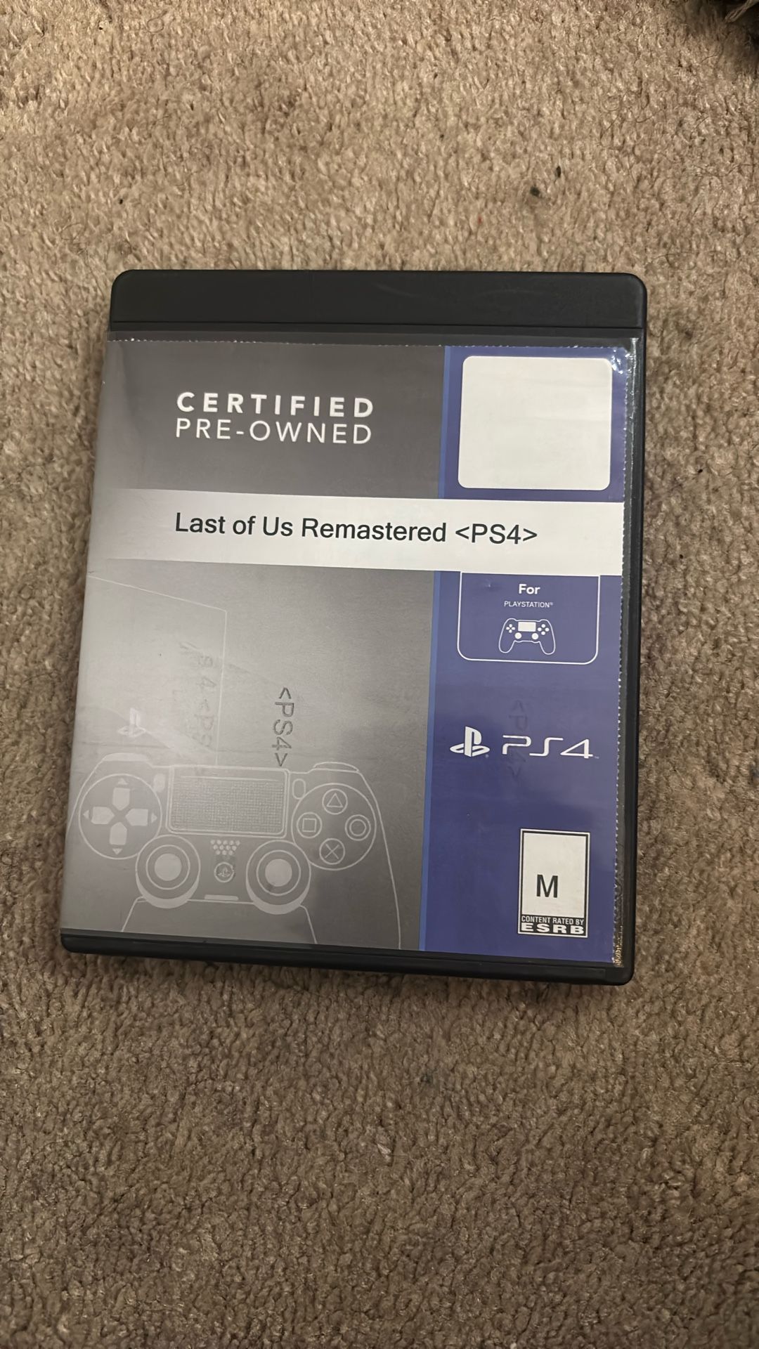 PS4 Last Of Us Remastered (certified Pre Owned)