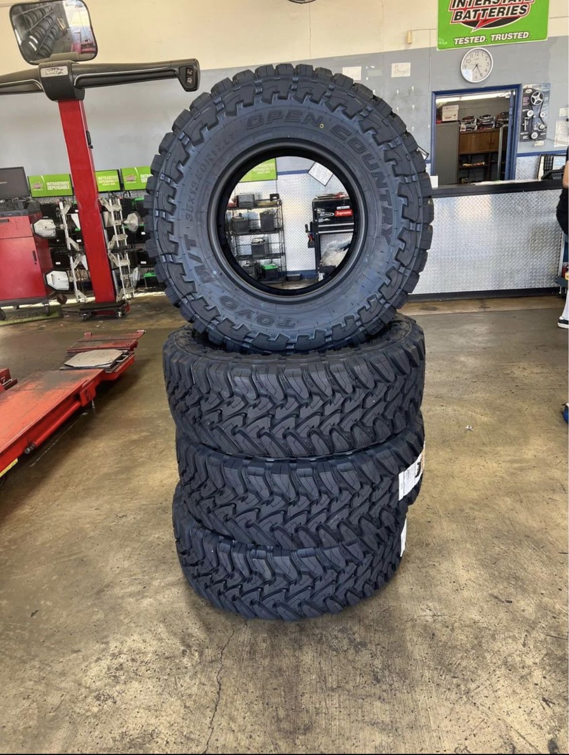  4 35x12 50r17 toyo open country m t 375 each for sale in anaheim