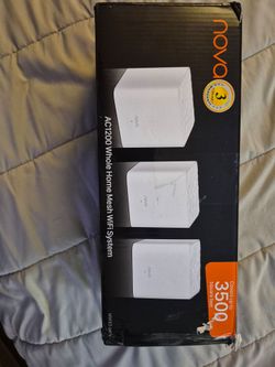 Tenda Nova MW3 AC1200 Whole Home Mesh WiFi System (3-Pack)