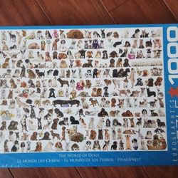 Brand New In Wrap 1000 Piece Jigsaw Puzzle Dogs