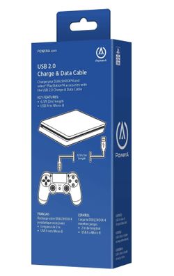 PowerA USB Charge Cable for PlayStation 4