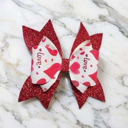 Valentine's Day Hair Bows