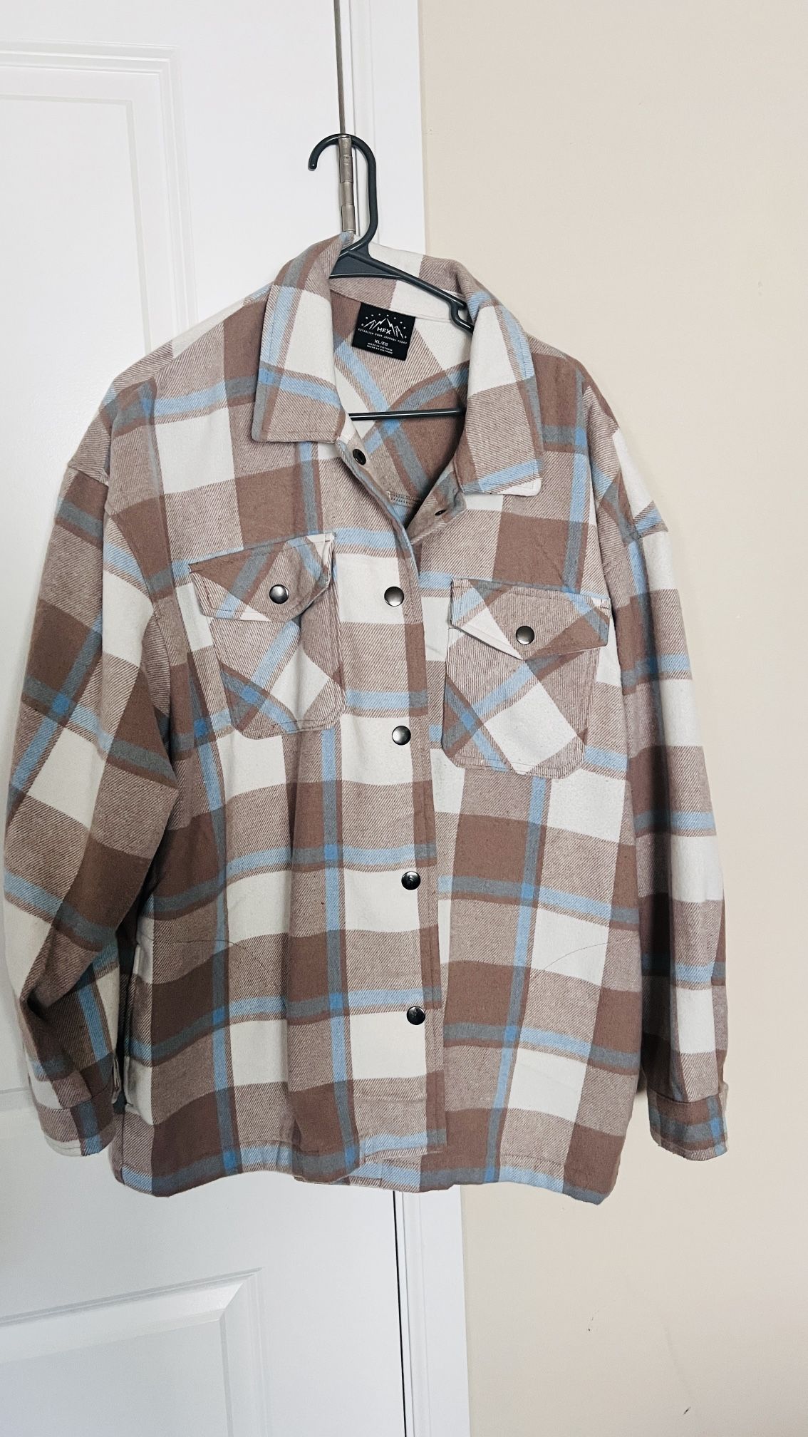 Plaid Flannel Shirt – XL (HFX Brand)