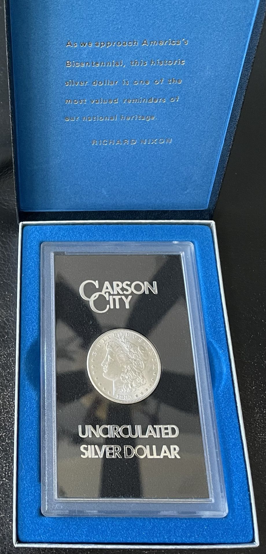 Rare Carson City 1883 cc Morgan Silver Dollar with error.. lines and Starbursts on Tip of the Eagle’s Wings as shown, refer to 1883-CC-VAM-5A