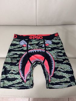 PSD Camo Shark Print Boxer Briefs 🦈 MEDIUM
