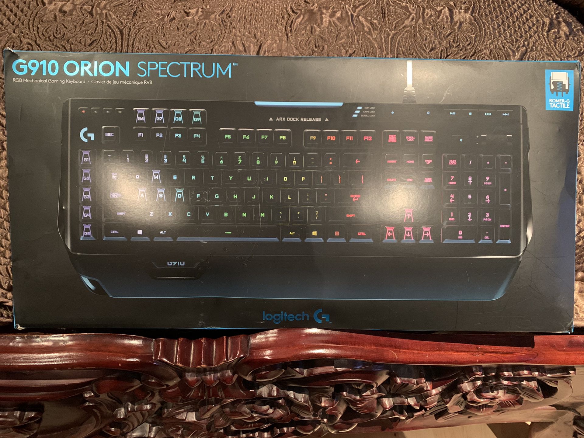 Logitech G910 Orion Spectrum keyboard