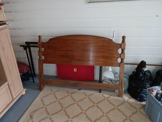 Queen size headboard and frame