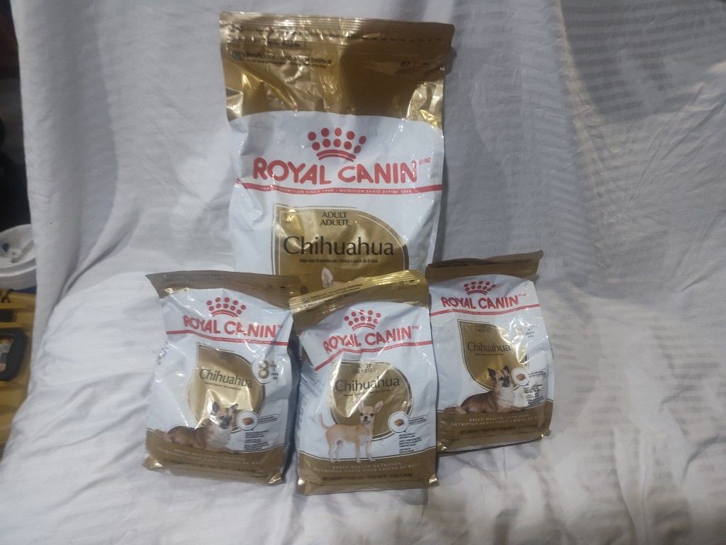 10 Lb And 2.5 Lb Royal Canin Dry Dog Food