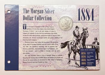 1884 Morgan Silver Dollar Story Board