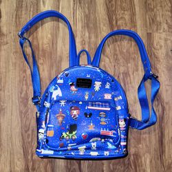 Disney Parks collage Loungefly AOP Park Character Icons Celebration Loungefly Mi