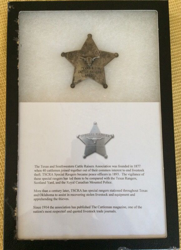 Antique original 1800s Texas southwestern cattle raisers association special Ranger badge. Rare. With pedigree & case.