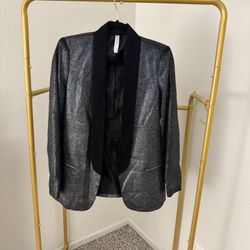 Silver Tuxedo Jacket XS