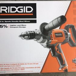 Ridgid 1/2” spade handle Mud mixer